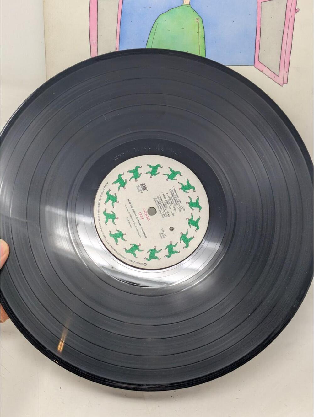 Genesis Duke Vinyl LP 1980 Atlantic SD 16014 Vinyl Cleaned & Tested - Picture 4 of 6